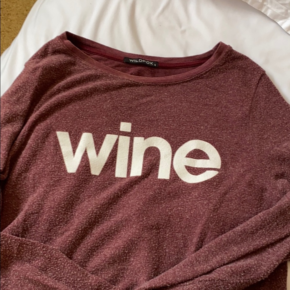 Wildfox Wine Baggy Jumper